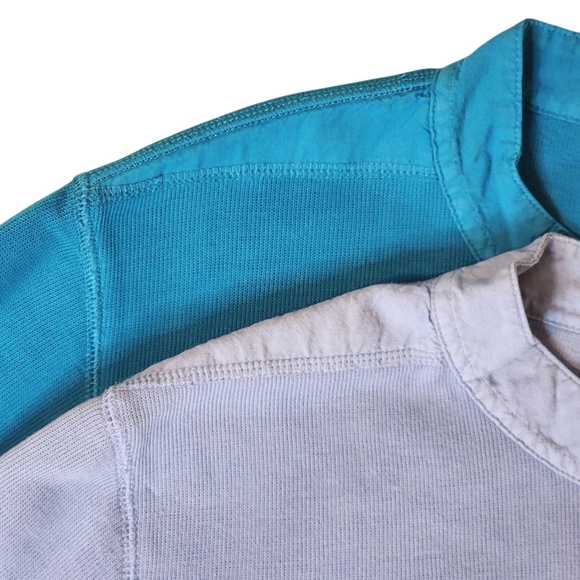 Denim&Co Women's 1X Sweatshirts Lot of 2 - Blue and Teal - Picture 7 of 9